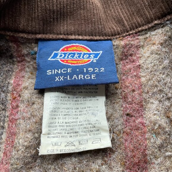 Vintage Dickies Chore Jacket Blanket Lined Tan Duck Canvas Men's XXL - Picture 5 of 13